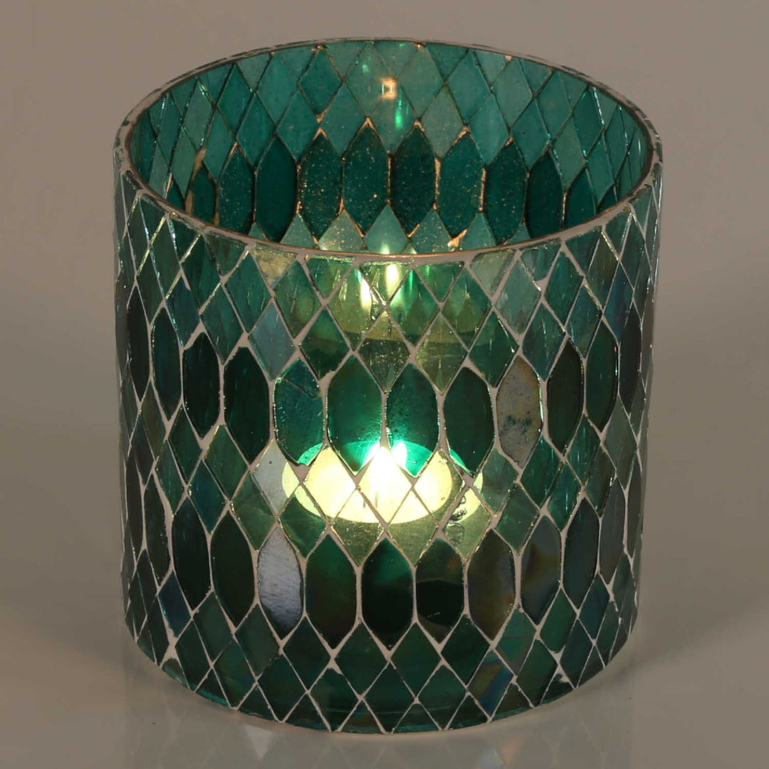 Marokon mosaiikkilyhty Rayan Green