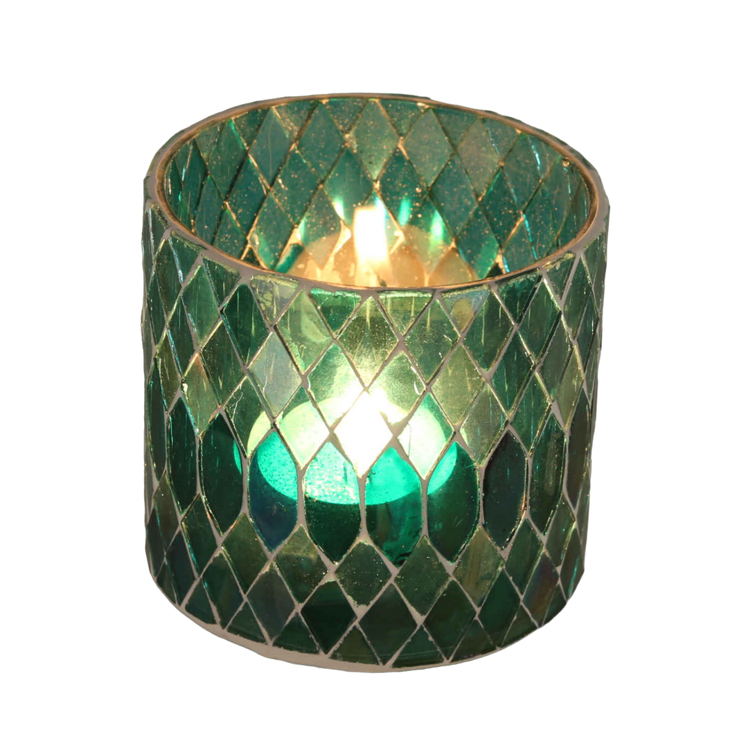 Marokon mosaiikkilyhty Rayan Green