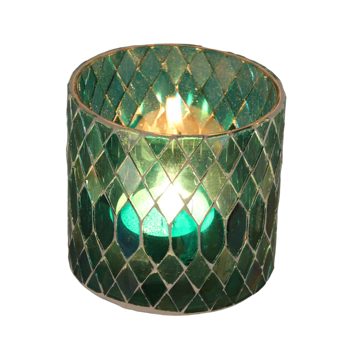 Marokon mosaiikkilyhty Rayan Green