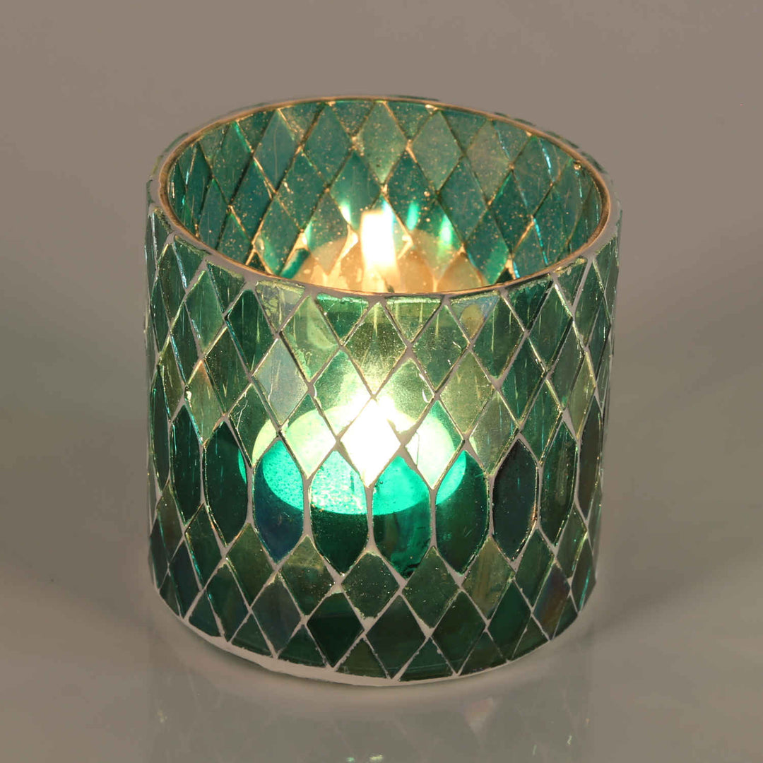 Marokon mosaiikkilyhty Rayan Green