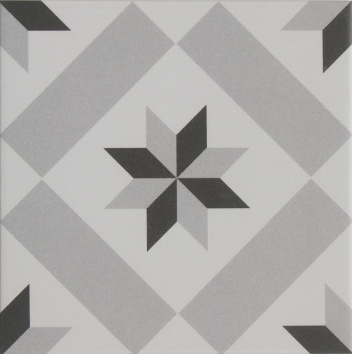 Marokon laatta 20x20 cm sementtilaatan ulkoasussa