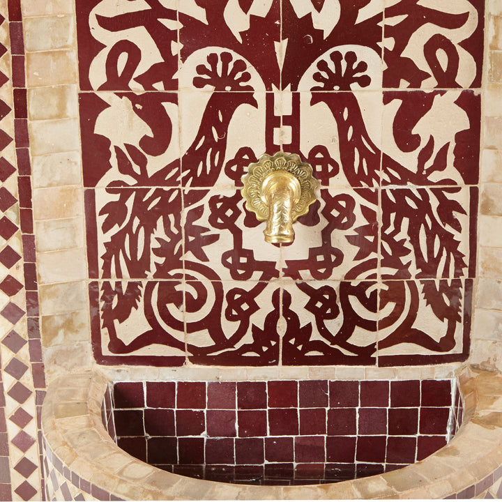 Mosaiikkisuihkulähde Tawus Bordeaux
