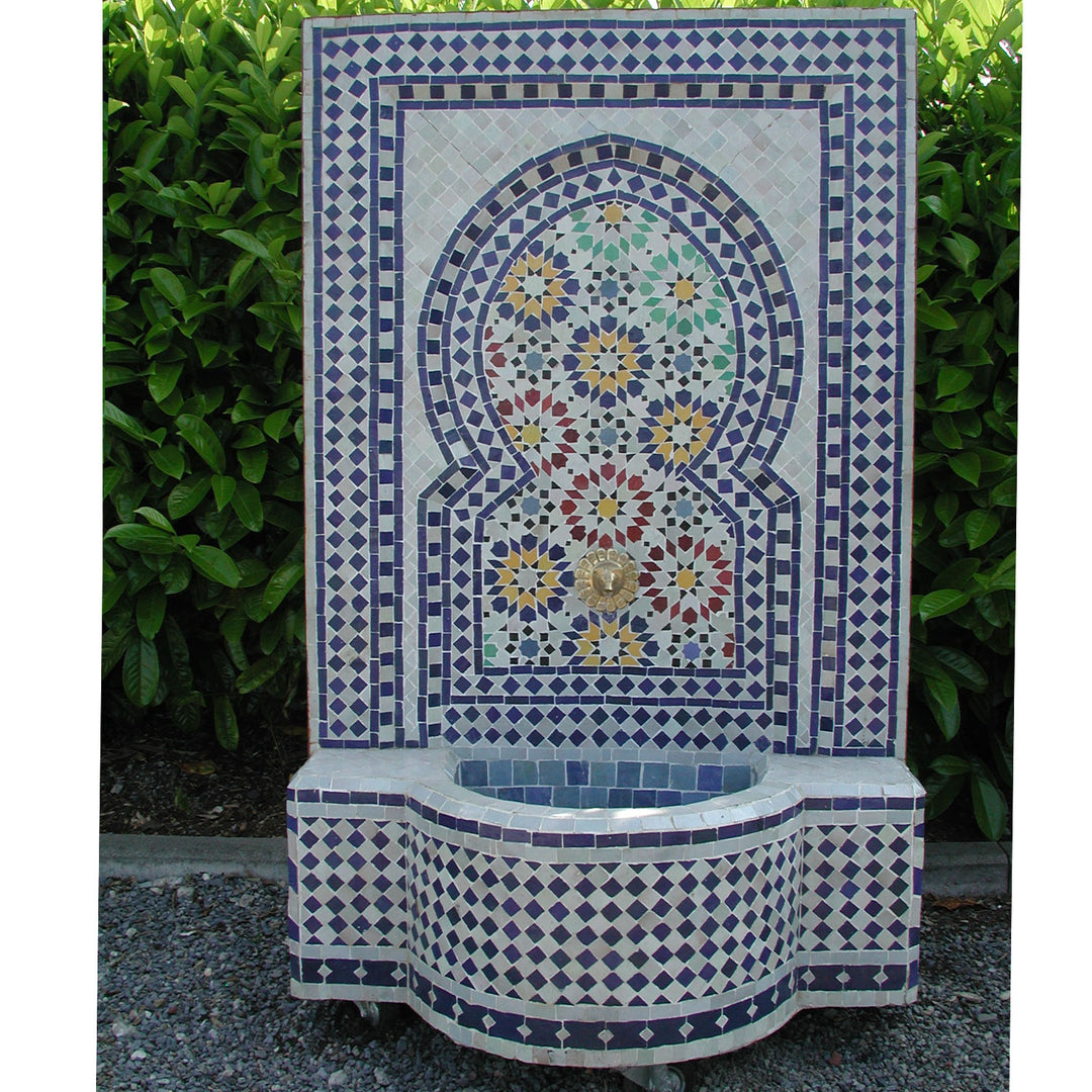 Mosaiikkisuihkulähde Ratila Blue