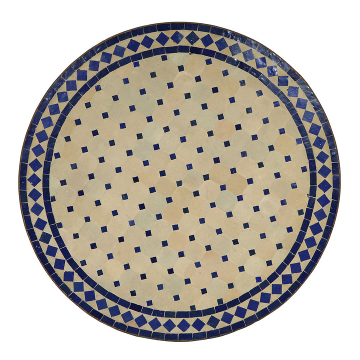 Mosaiikkipöytä D90 sininen/timantti