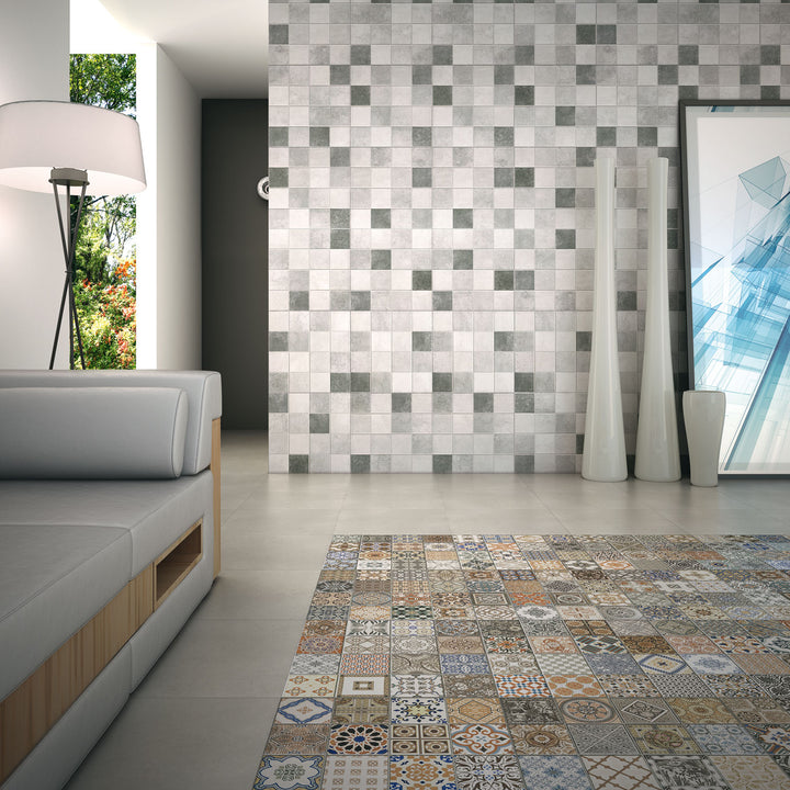 Patchwork laatat seinille ja lattioille