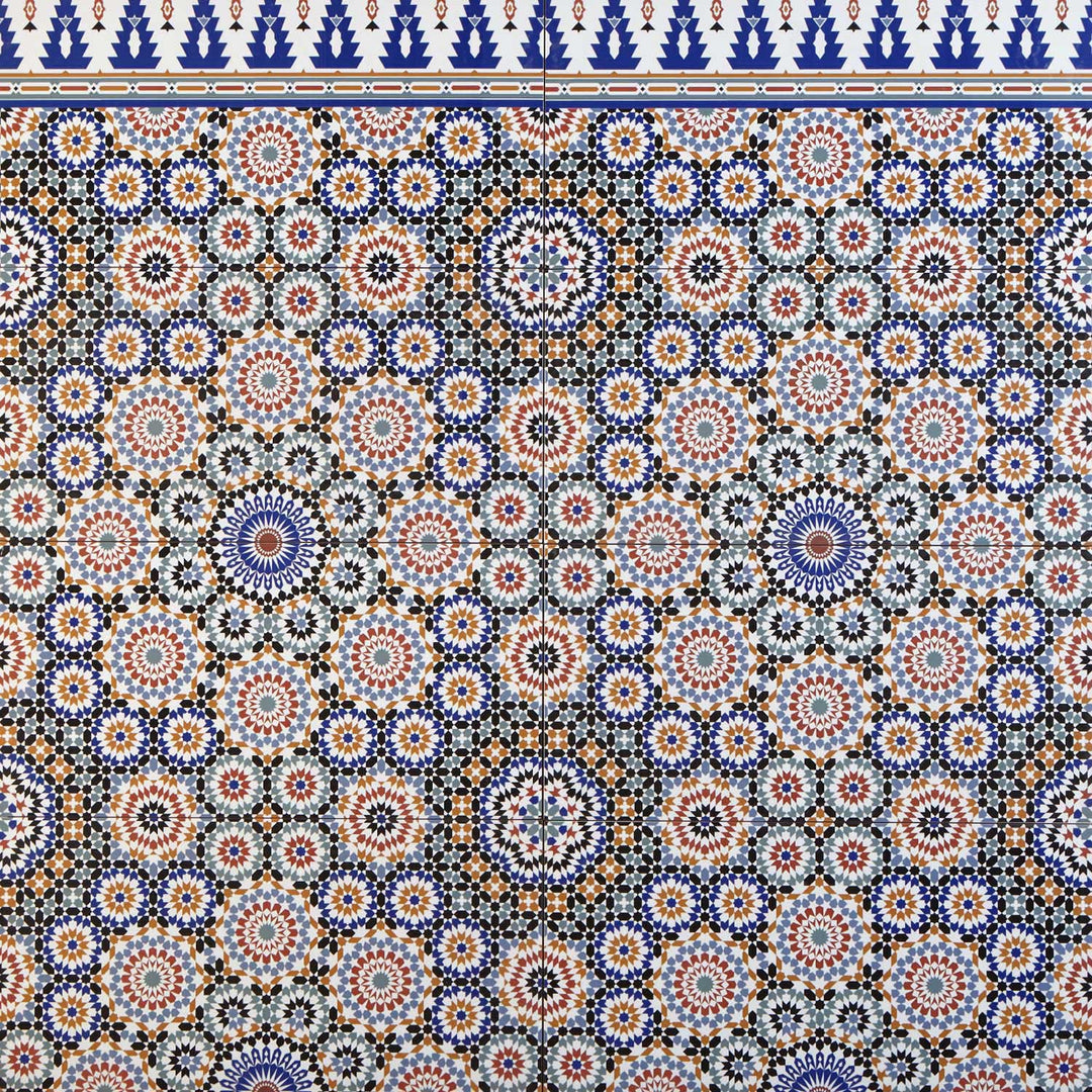 Itämaiset seinälaatat 50x25 cm – mosaiikki