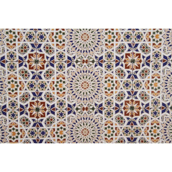 Marokon seinälaatat 30x15 cm – tähtimosaiikki