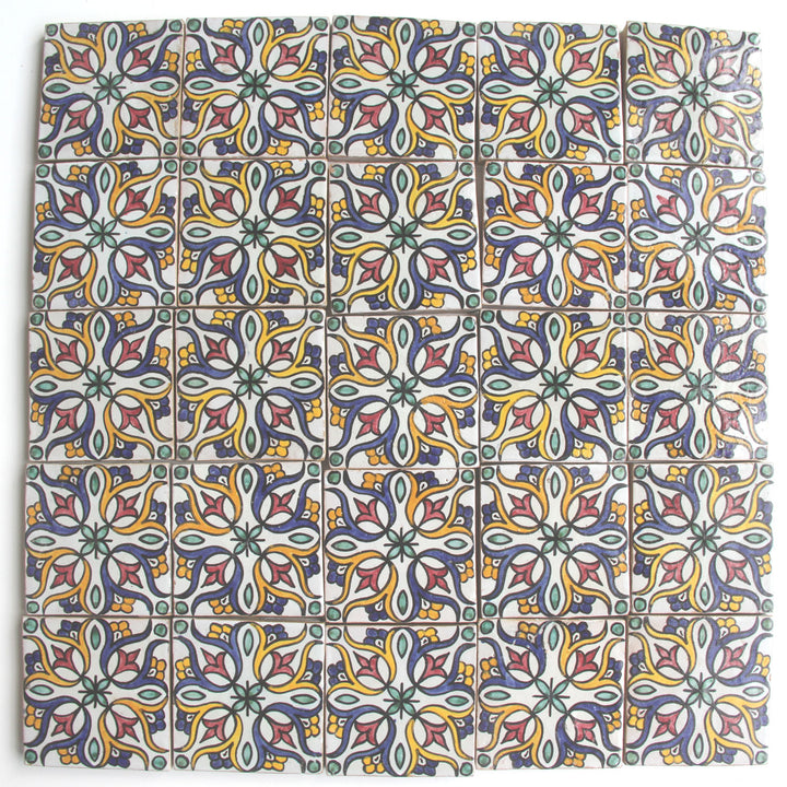 Käsinmaalattu laatta 10x10 cm – Boho