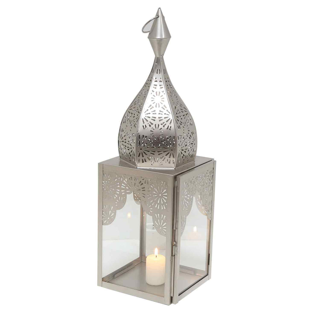 Itämainen lyhty Modena Silver L
