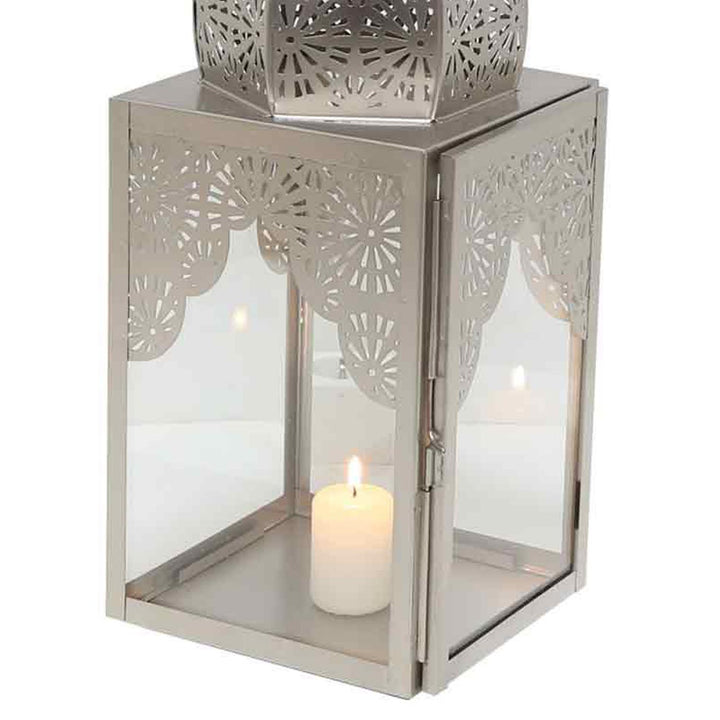 Itämainen lyhty Modena Silver L
