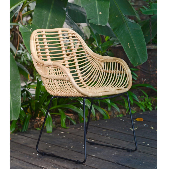 Rottinkinen nojatuoli Malaga